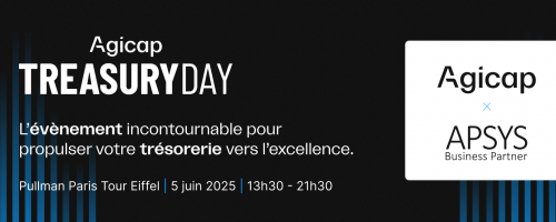 Agicap Treasury Day : DAF, trésoriers et cash managers : réservez votre 5 juin !